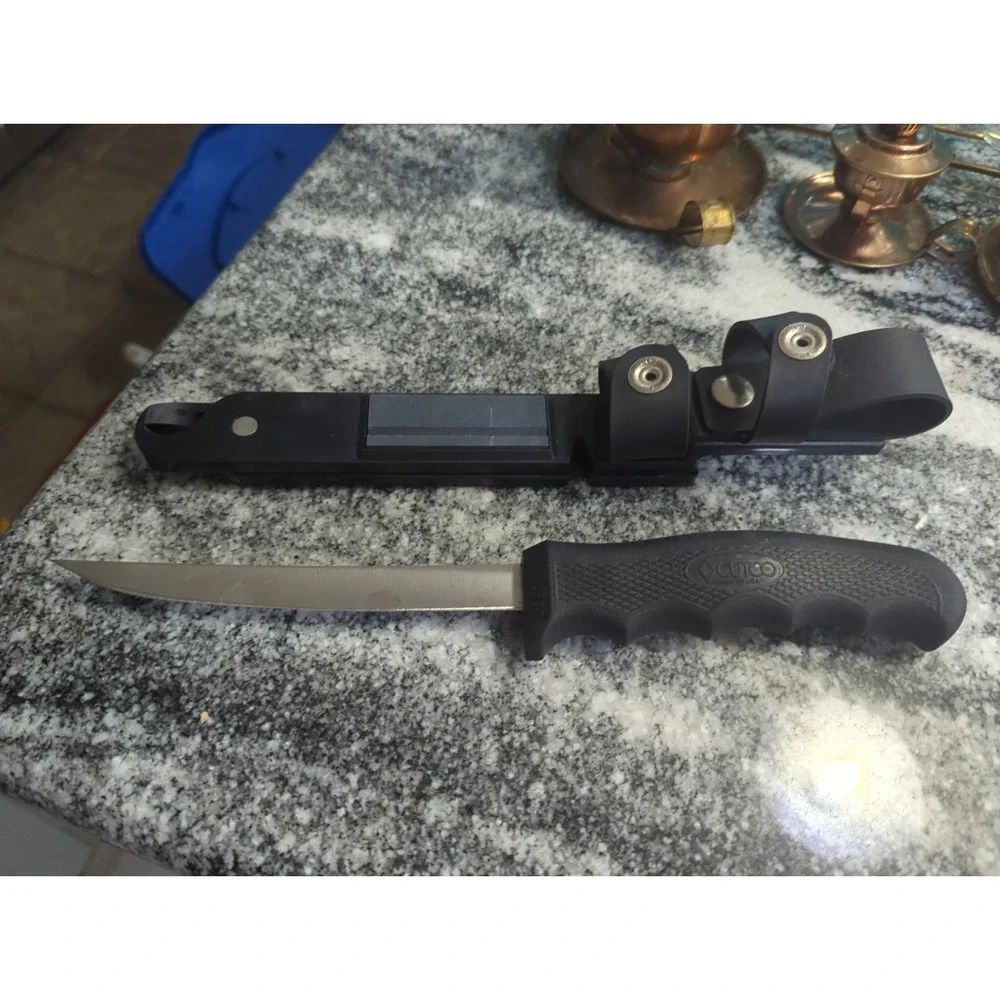 Cutco Fisherman's Solution Fillet Knife #5720 Adjustable Blade Length Sheath